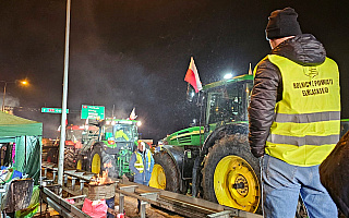 Zakończył się protest rolników w okolicach Elbląga